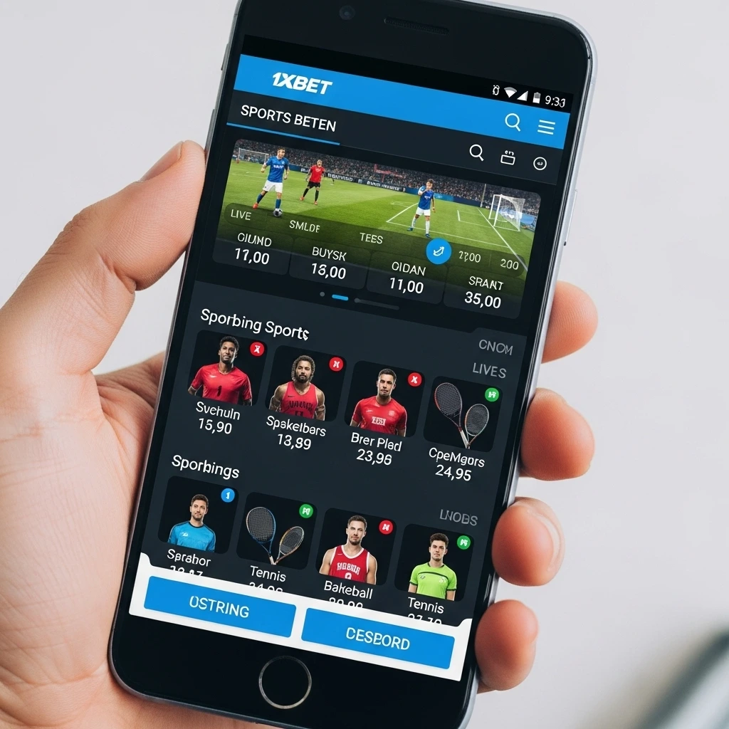 مراهنات رياضية 1xBet على الأندرويد