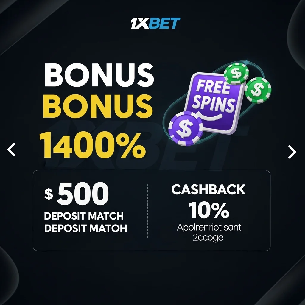 مكافآت التسجيل في 1xBet