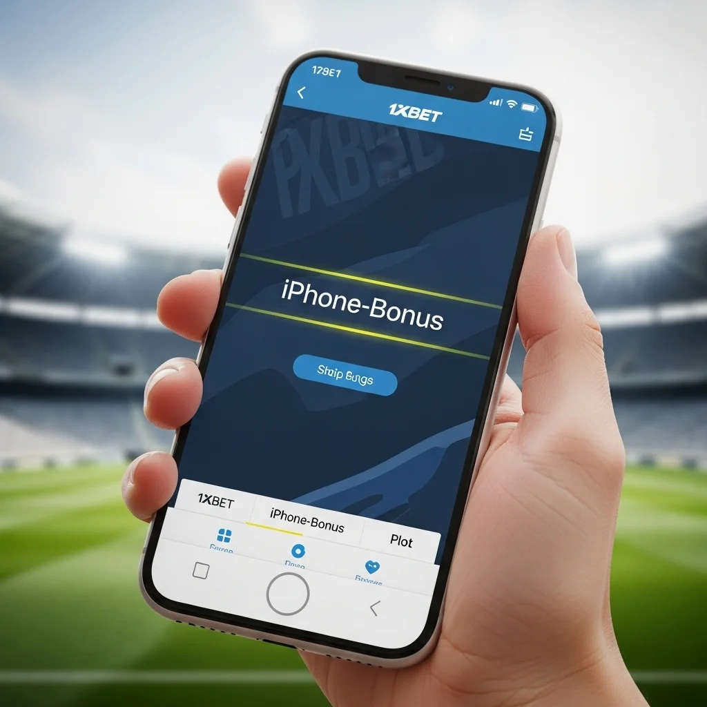 مكافآت 1xBet الحصرية على iPhone