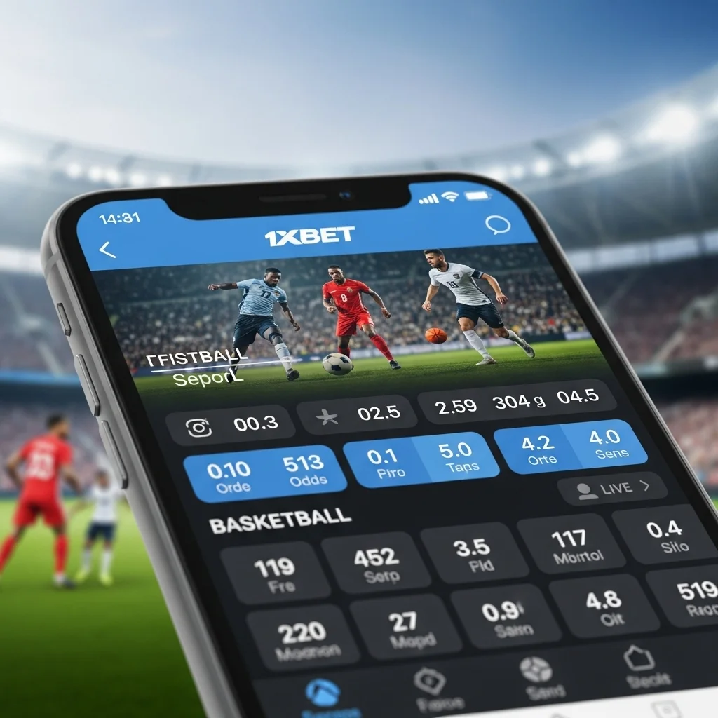 مراهنات رياضية 1xBet على iPhone
